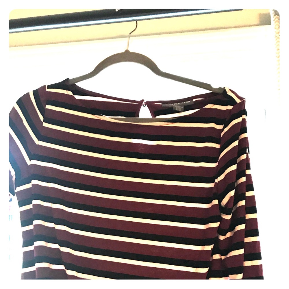 Long sleeve maternity top